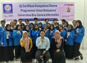 Universitas BSI Kampus Tasikmalaya Akan Menggelar Sertifikasi Kompetensi Bidang Programmer untuk Mahasiswa