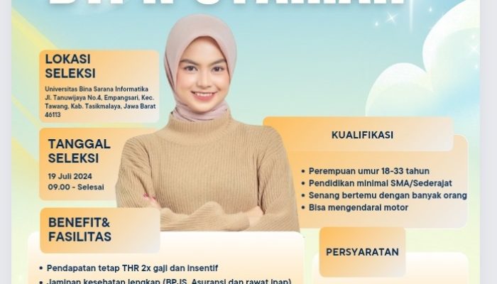 Daftar Sekarang! Universitas BSI Kampus Tasikmalaya Kembali Mengadakan Campus Recruitment Bersama BTPN Syariah
