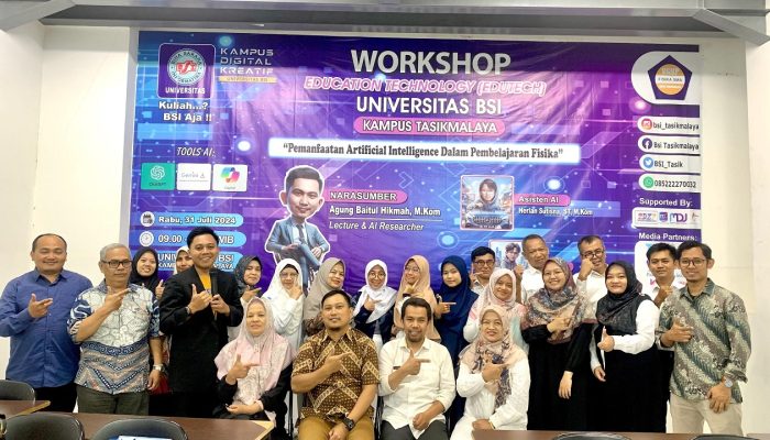 Tingkatkan Efektivitas Pembelajaran Fisika, Univeristas BSI Kampus Tasikmalaya Latih Guru Gunakan AI