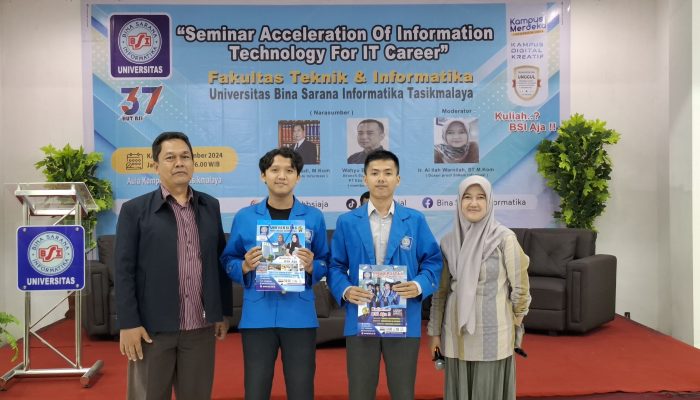Seminar “Acceleration of Information Technology for IT Career” Hadirkan Sharing Inspiratif dari Mahasiswa Sambil Kuliah