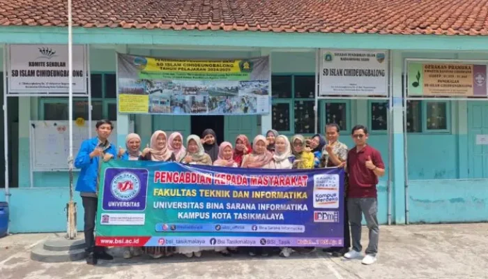 Universitas BSI Kampus Tasikmalaya Gelar PKM di SD Islam Cihideungbalong, Implementasi ASIS untuk mendukung  transformasi Digital
