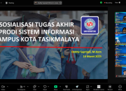Sosialisasi dan Evaluasi Tugas Akhir: Mewujudkan Karya Ilmiah Berkualitas