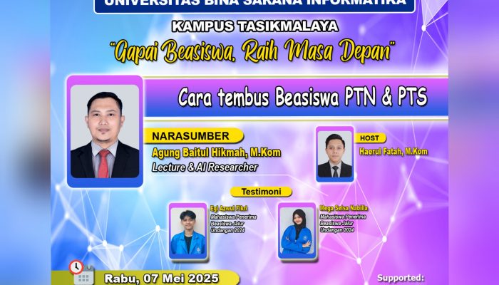 Ada yang Seru di UBSI Tasikmalaya! Seminar Parenting: Kunci Dapetin Beasiswa PTN & PTS