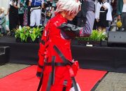 aksi para cosplayer memukau di red carpet Japanese Culture Festival – BSI Flash 2025 Tasikmalaya