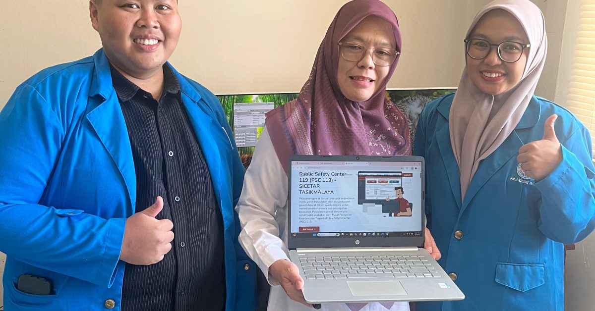 Kontribusi Mahasiswa UBSI untuk Negeri, Serah Terima Aplikasi PSC 119 ke Dinas Kesehatan Kota Tasikmalaya