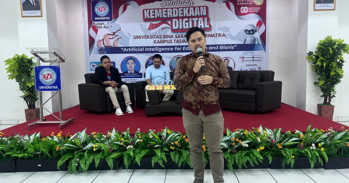Imam Amirulloh Paparkan Implementasi Praktis AI dalam Dunia Pendidikan dan Bisnis