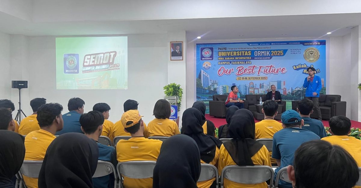 SEMINAR MOTIVASI UBSI TASIKMALAYA: MAHASISWA  BERPRESTASI UNGKAP RAHASIA KONSISTENSI DAN  INOVASI