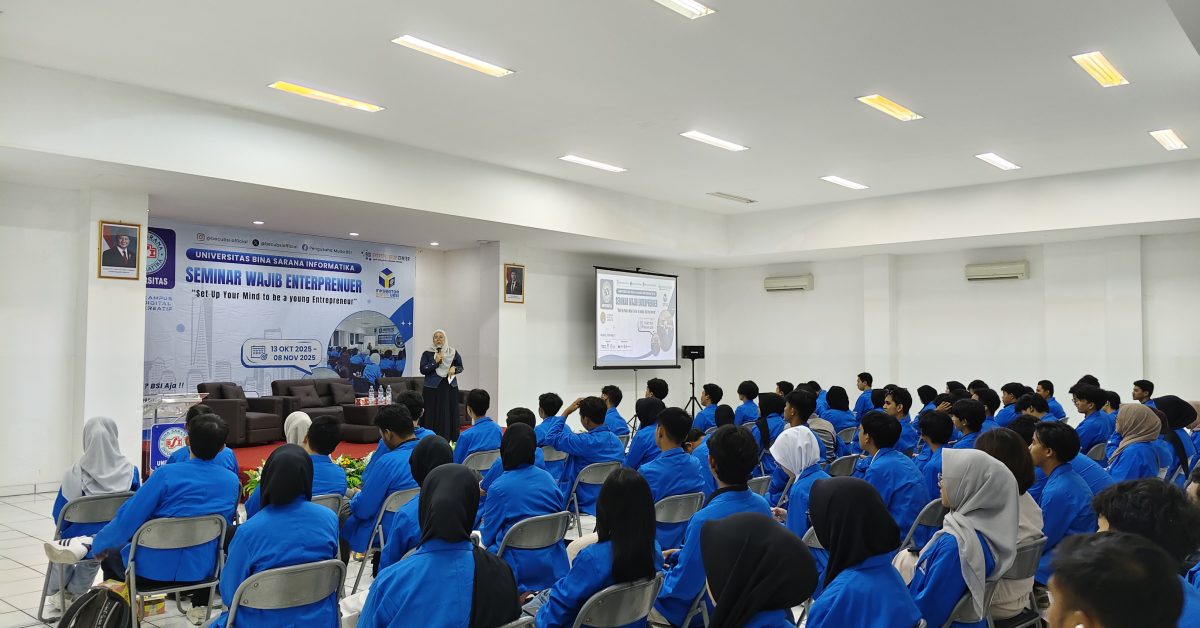 Bangkitkan Jiwa Wirausaha Mahasiswa, BSI Gelar Seminar “Set Up Your Mind to Be Young Entrepreneur”