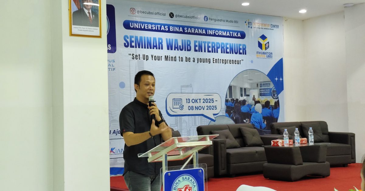 Belajar dari Pengusaha Muda Riza Rinzana, Mahasiswa Didorong Siapkan Mental Perintis