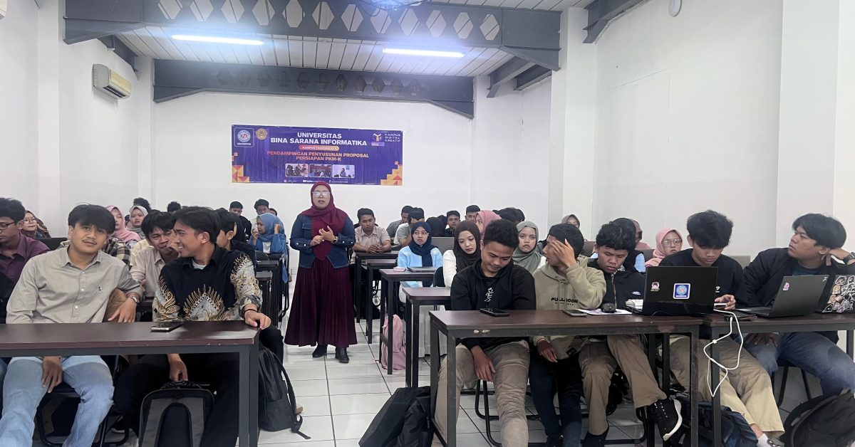 Mahasiswa ikuti pendampingan penyusunan proposal PKM-K di Kampus UBSI Tasikmalaya