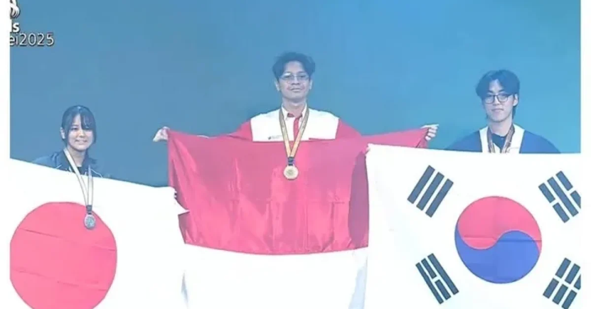  Rash Asyari Sabet Emas WorldSkills Asia 2025 Taipei Kalahkan Jepang dan Korea Selatan