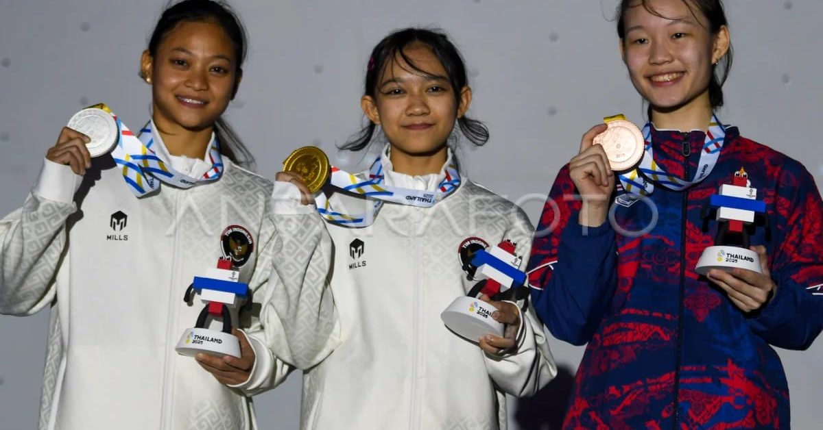 Indonesia Borong Dua Emas, Sport Climbing Kukuhkan Dominasi di SEA Games 2025
