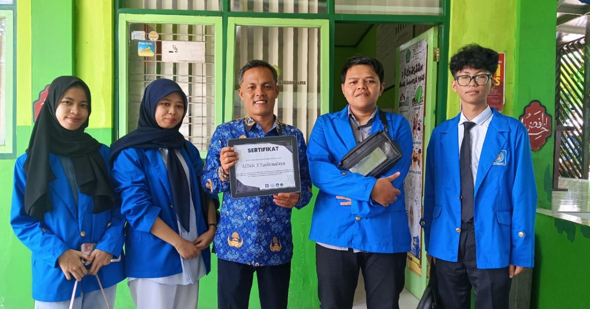 Mahasiswa UBSI Tasikmalaya Cetak ‘Generasi Anti Baper dan Solidaritas Juara’ di MTsN 3 Tasikmalaya
