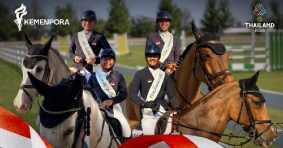 Equestrian Berjaya! Tim Show Jumping Sabet Emas di SEA Games 2025