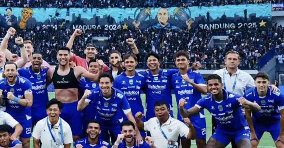 Dominasi GBLA dan Mental Juara: Persib Bandung Segel Gelar Juara Paruh Musim BRI Super League 