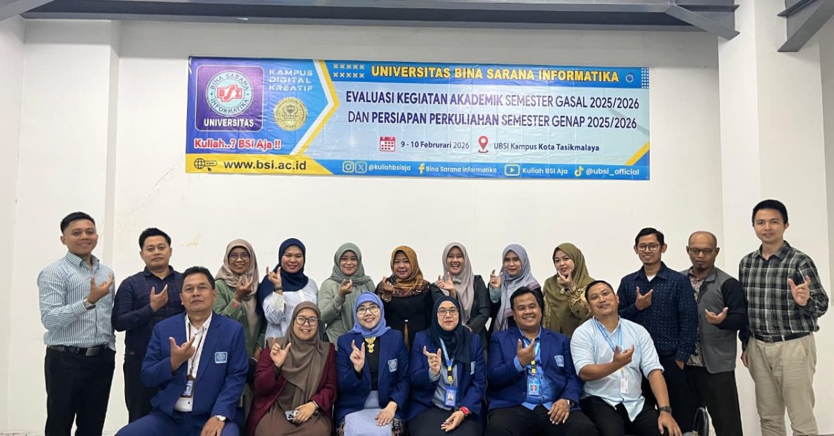 UBSI Tasikmalaya Laksanakan Evaluasi Akademik dan Persiapan Kuliah Semester Genap 2025/2026