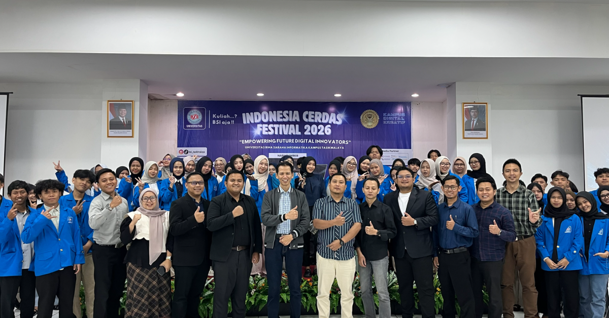 Indonesia Cerdas Festival 2026 Bangkitkan Semangat Mahasiswa UBSI Tasikmalaya Hadapi Tantangan Era Digital