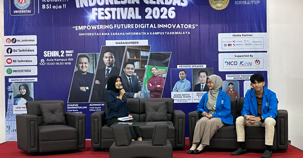 Mahasiswa Berprestasi UBSI Berbagi Inspirasi dalam Sesi Talkshow Pengembangan Diri