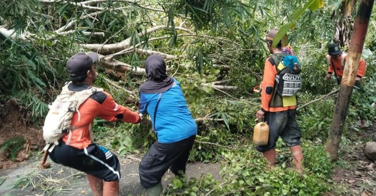 Akses Tasik-Pangandaran via Karangjaya Putus Diterjang 10 Titik Longsor