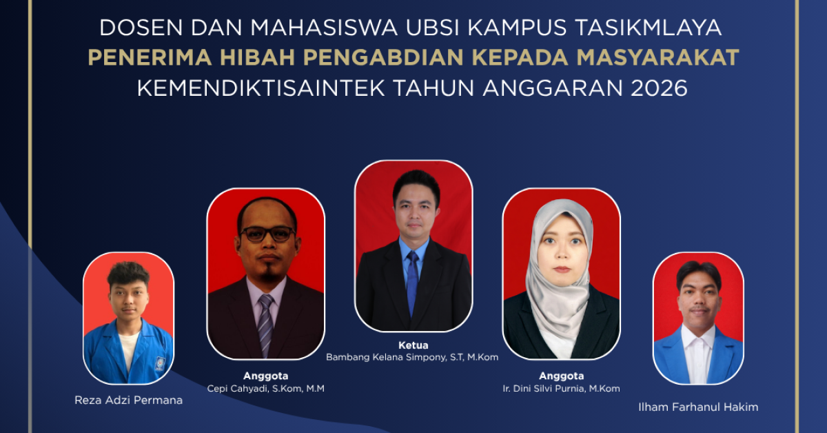 Membanggakan !!! dosen UBSI Tasikmalaya berhasil meraih pendanaan PKM 2026 setelah bersaing dengan ribuan kampus lainnya. 4 poin ini rahasianya !!!