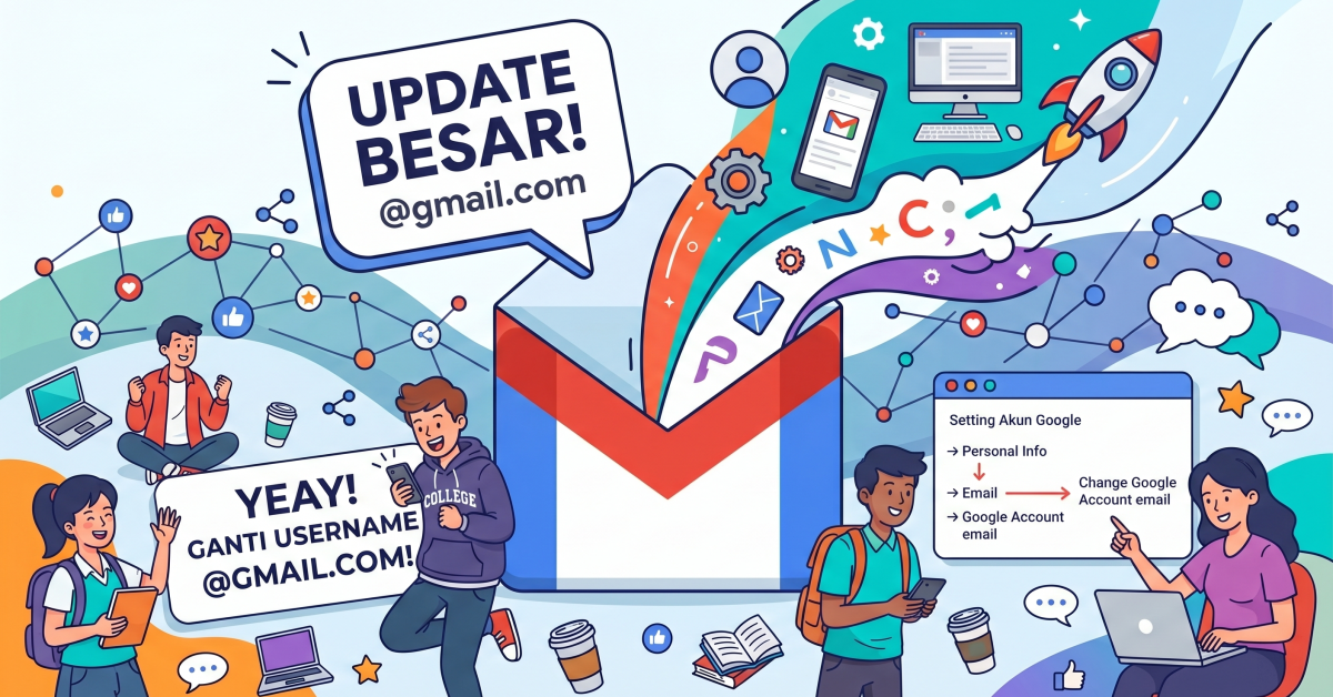 Fix! Gak Perlu Bikin Akun Baru: Cara Ganti Alamat Gmail yang Alay Jadi Profesional