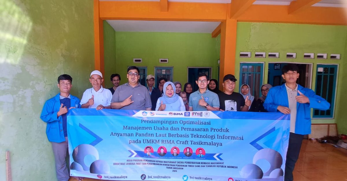 Dosen UBSI Tasikmalaya Awali Program Hibah PKM BIMA Kemdiktisaintek 2026 melalui FGD Bersama Rima Craft