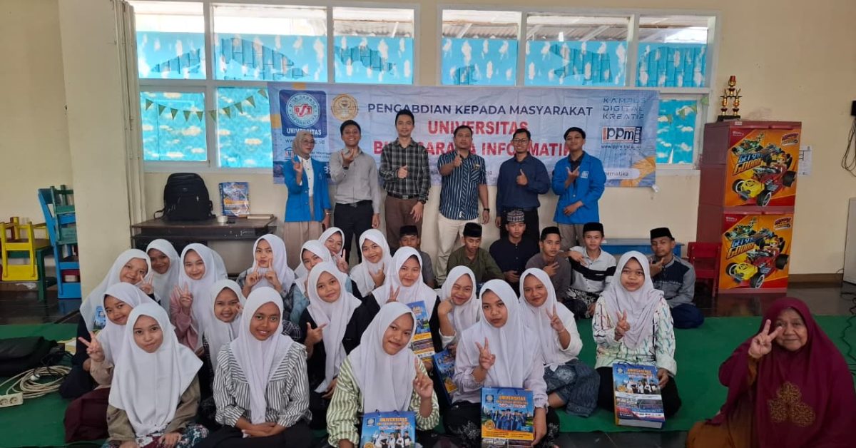 Tim Dosen UBSI Tasikmalaya Gelar Pengabdian kepada Masyarakat di Panti Asuhan, Bekali Remaja Literasi AI