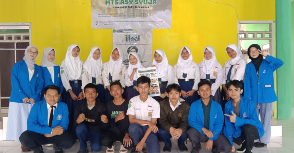 Mahasiswa Universitas Bina Sarana Informatika Kampus Tasikmalaya Tanamkan Kesadaran HAM kepada Pelajar MTs Asy Syuja