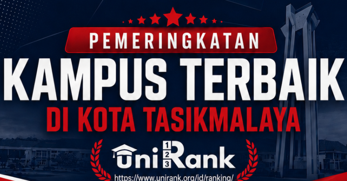 Daftar Kampus Terbaik di Kota Tasikmalaya Versi UniRank: UPI dan UBSI Puncaki Klasemen