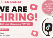 Loker Baru Di Tasikmalaya: Pilihan.Mamae Membuka Lowongan Host Live Streaming TikTok