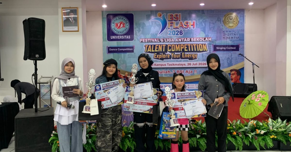 Tampil Solo, Bawa Energi Maksimal! Nazma sebagai Juara Dance Solo BSI Flash 2026