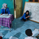 Belajar Matematika dan Bahasa Indonesia Bersama Siswa Kelas 2 dan 6 SDN Kramatjaya