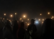 Pawai Obor Meriahkan Malam Camp Santanamekar Bersama Warga