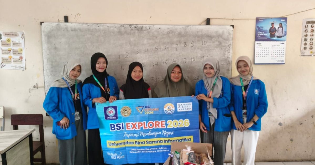 Tim BSI Explore 2026 Serahkan Bantuan ATK kepada Yayasan As Sabil
