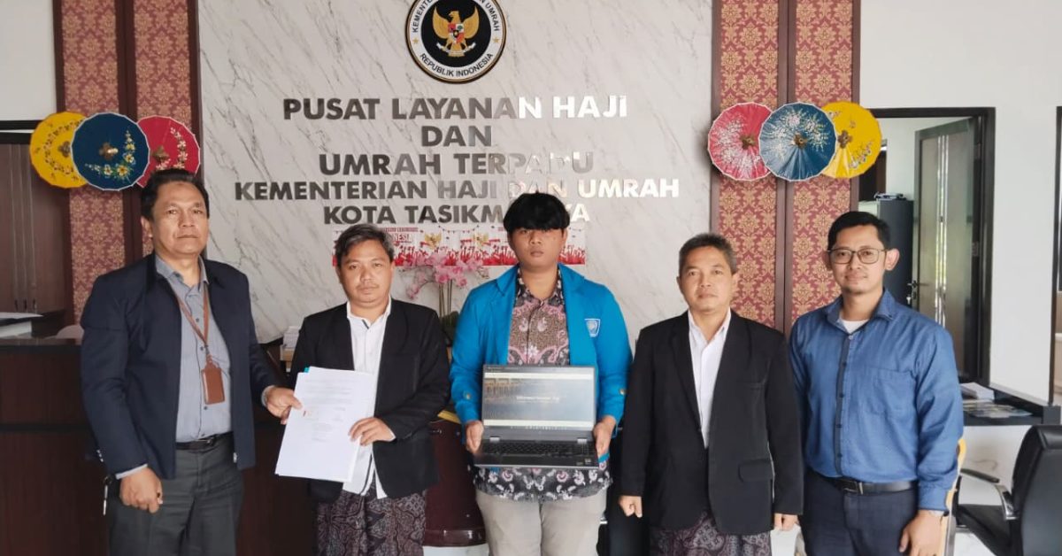 Mahasiswa UBSI Kampus Tasikmalaya Hibahkan Aplikasi Pelayanan Haji dan Umrah Berbasis Website kepada Kementerian Agama Kota Tasikmalaya