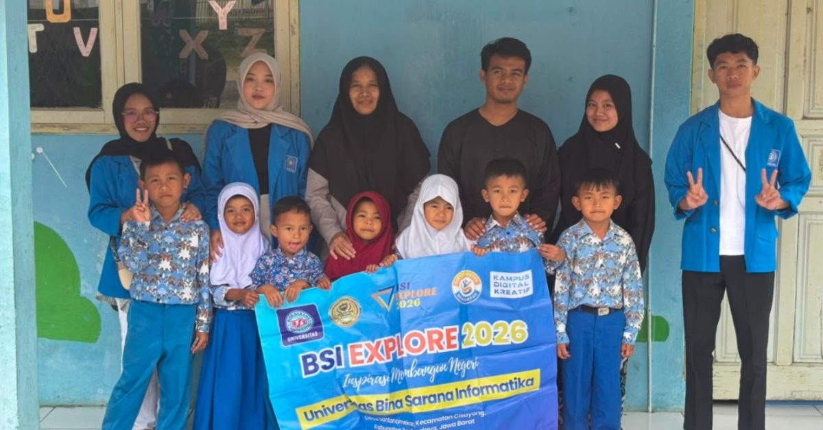 Mahasiswa BSI Explore 2026 Kunjungi TK Ar-Ridlo, Dampingi Anak dalam Kegiatan Belajar dan Main Bersama