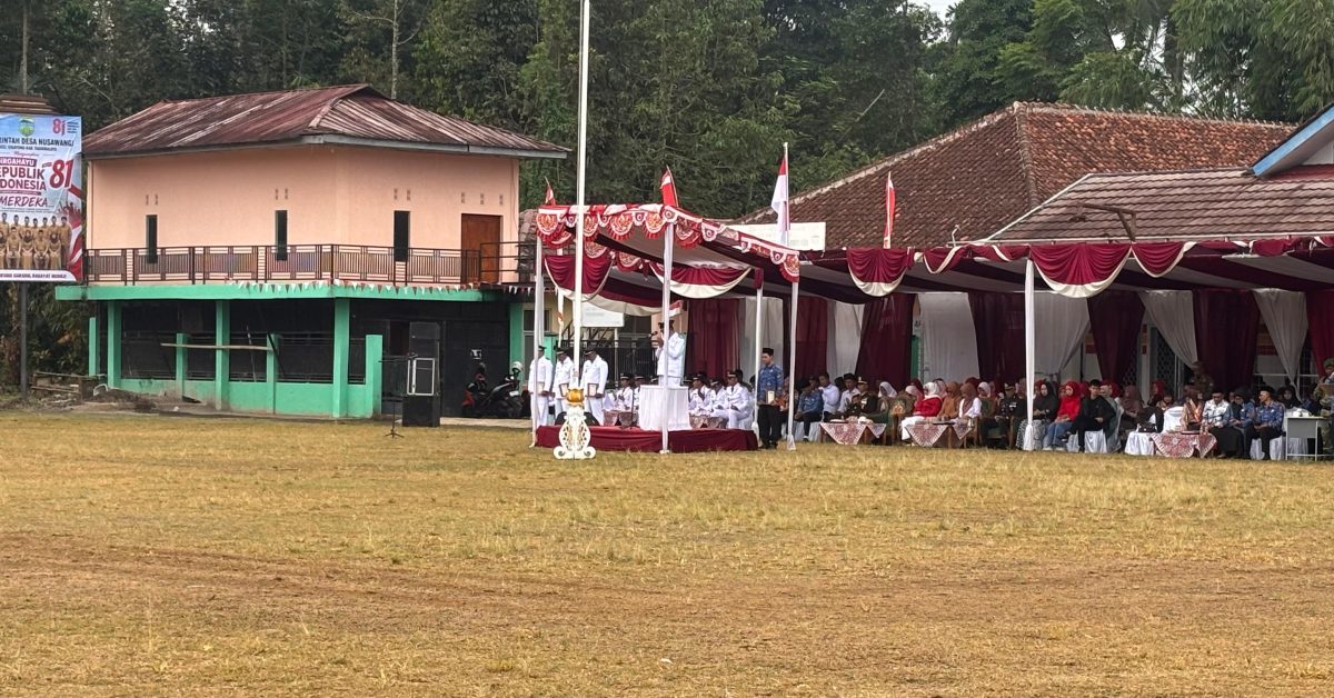 Upacara HUT ke-81 Kemerdekaan RI Digelar di Lapang Nusa Wangi Cisayong