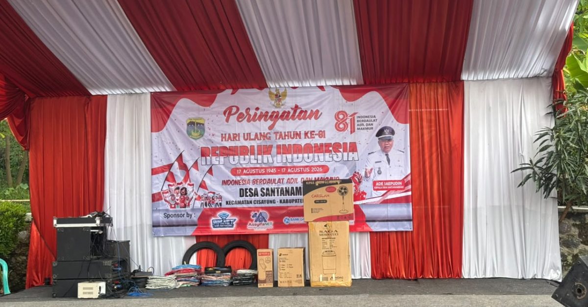 Karnaval Pembangunan Santanamekar Berlangsung Meriah, Anak Muda hingga Orang Tua Turut Berpartisipasi