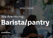 Lowongan Kerja Manis Riang Dibuka, Simak Syarat, Fasilitas, dan Cara Melamar Posisi Barista/Pantry
