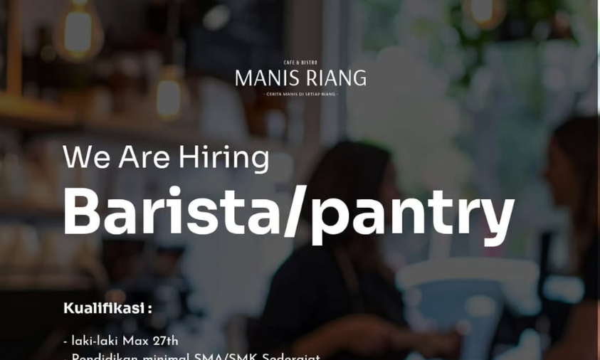 Lowongan Kerja Manis Riang