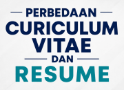 Perbedaan cv dan resume