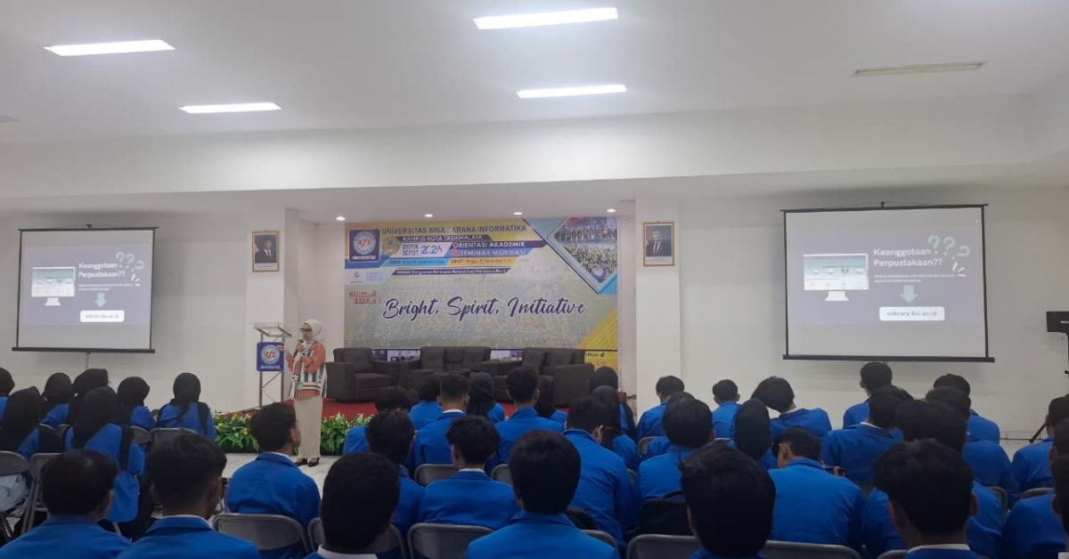 Perpustakaan UBSI Kampus Tasikmalaya Perkuat Literasi Informasi Mahasiswa Baru melalui ORMIK 2026