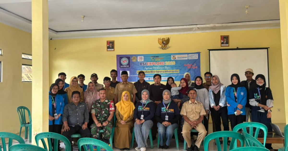 BSI Explore Gelar Perpisahan di Santanamekar, Tutup Rangkaian Program Bersama Aparat Desa dan Warga