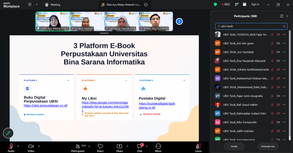 Tingkatkan Literasi Digital, Mahasiswa UBSI Tasikmalaya Dalami Pemanfaatan E-Resources untuk Kebutuhan Akademik